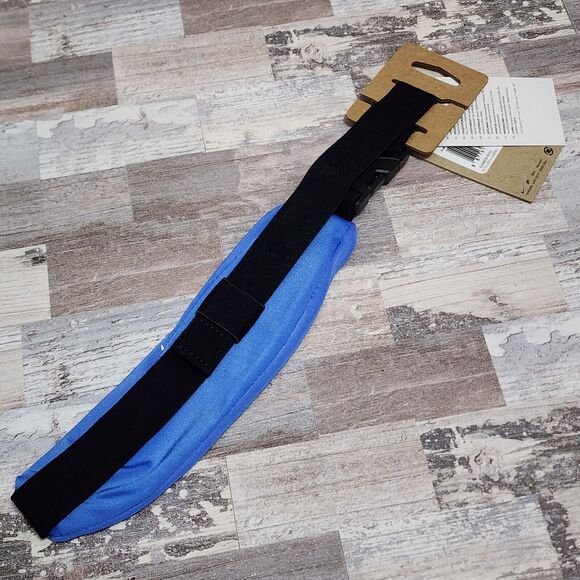 Nike Slim 3.0 Waist Pack Running Fanny Pack Belt Bag Stretch Blue NEW - Picture 3 of 8